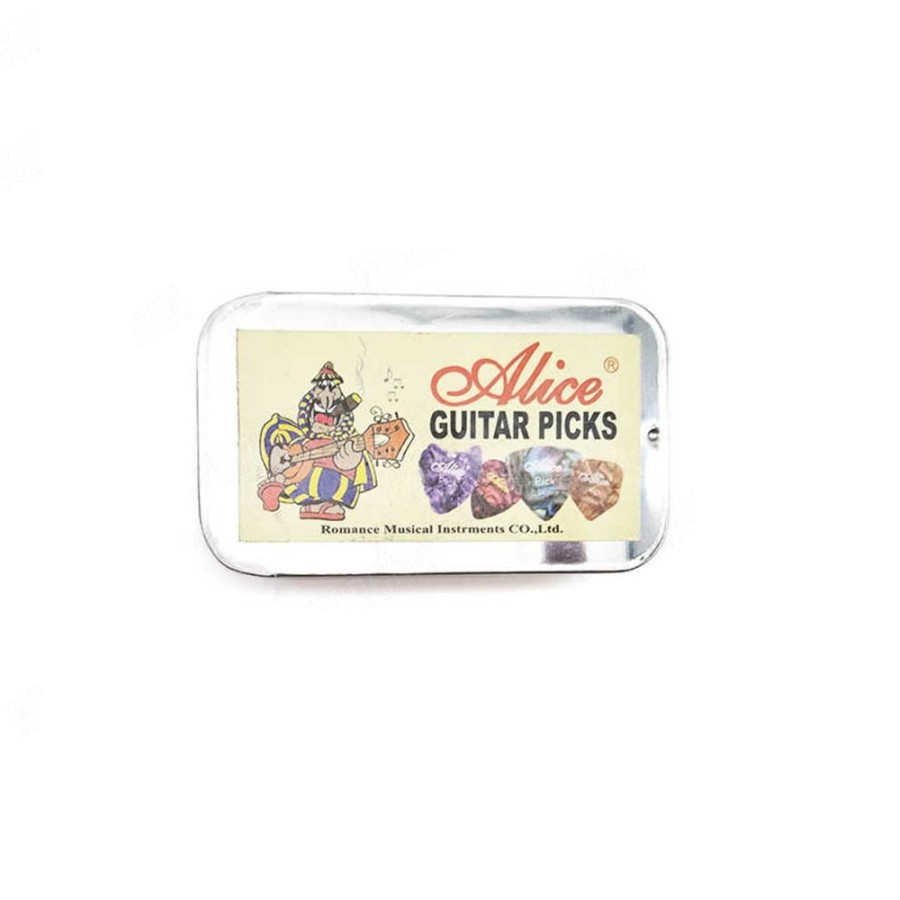 Alice A011A Rectangle Metal Pick Holder Koleksi Pick Gitar