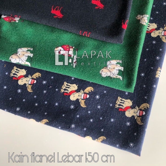 Kain flanel motif meteran murah harga 0,5 meter / kain flanel kotak / kain flanel