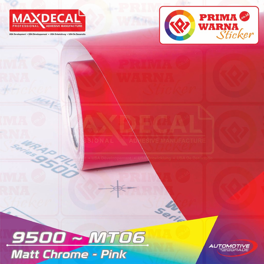 [METERAN] MAXDECAL 9500 MT06 PINK 152cm MATTE CHROME METALIK