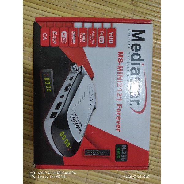 Receiver Mediastar Mini MS2121 IKS Forever Server