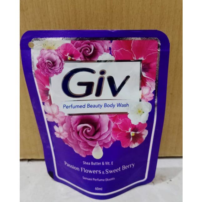 Sabun Cair GIVE 60ml|250ml|450ml Kemasan Hemat|Promo Termurah|Parfum|BODY WASH