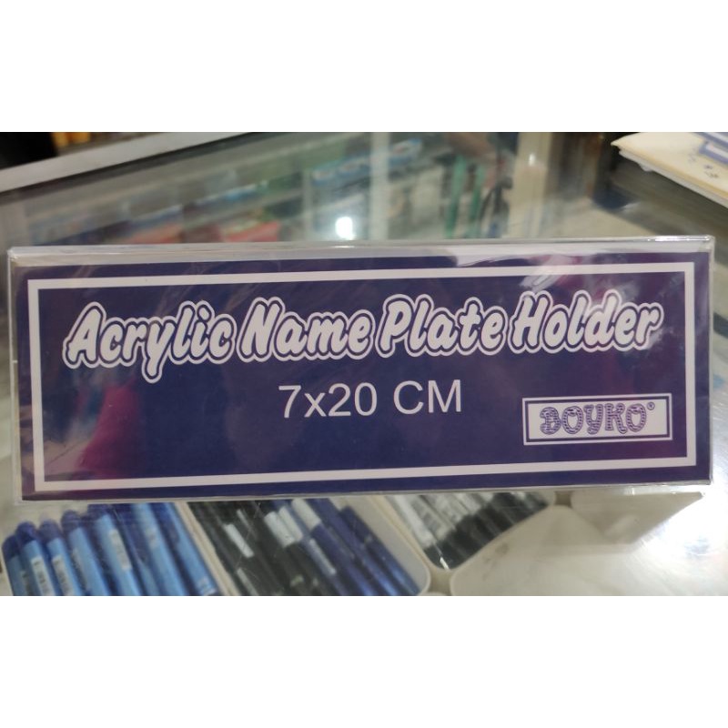 

Acrylic name plate holder boyko