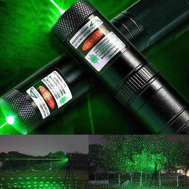 ☆ Senter Laser jarak Jauh Laser Hijau Green Laser Ponter ℮