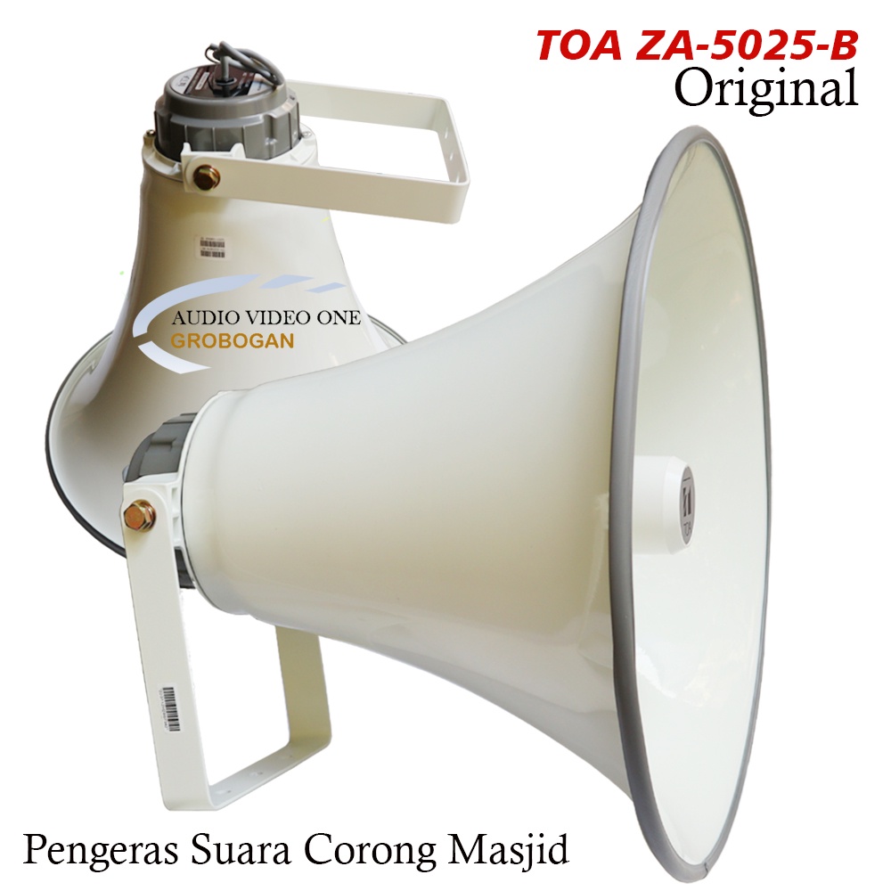 Speaker Corong Toa Horn Spiker Pengeras Suara TOA 5025B Set 25 Watt + PALET KAYU