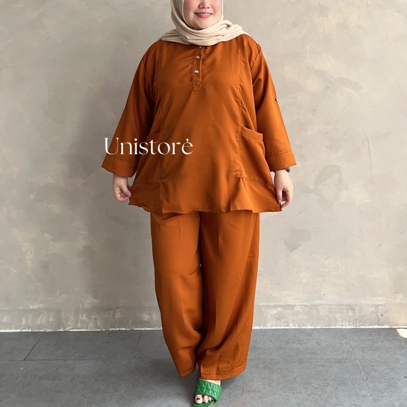 DIANA SET JUMBO - SETELAN JUMBO - BAJU SETELAN WANITA JUMBO - SETELAN BIGSIZE - BAJU SETELAN WANITA - JUMBO SET - BAJU SETELAN WANITA KEKINIAN PREMIUM - DIANA SET