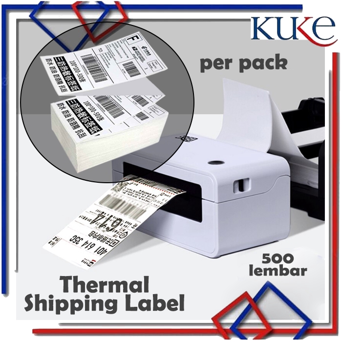Label Thermal / Kertas Termal Label / Kertas Printer Label Stiker / Kertas Sticker Label