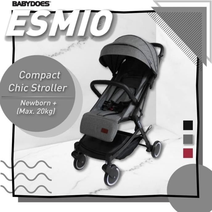 Stroller-Bayi- Stroller Baby Does Esmio - Merah -Ekslusif.