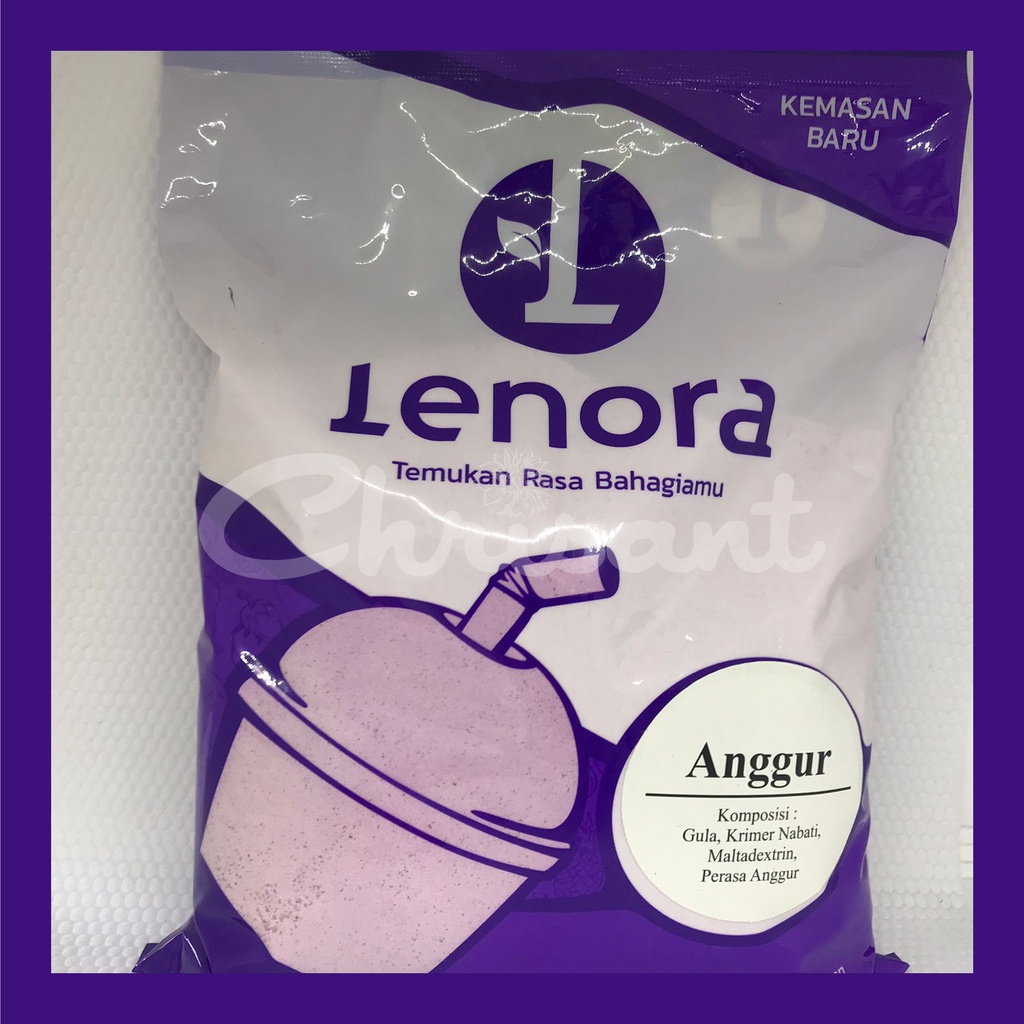 

Lenora Anggur 1kg / bubuk minuman / bubuk pop ice / bubuk milkshake/ minuman kekinian