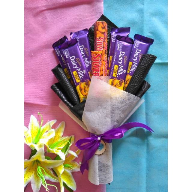 

Buket Snack Coklat Silverqueen Mix Dairy Milk Cadburry