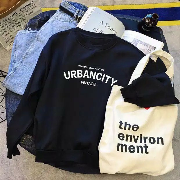 URBANCITY SWEATER OBLONG VINTAGE UNISEX NEW COLLECTION