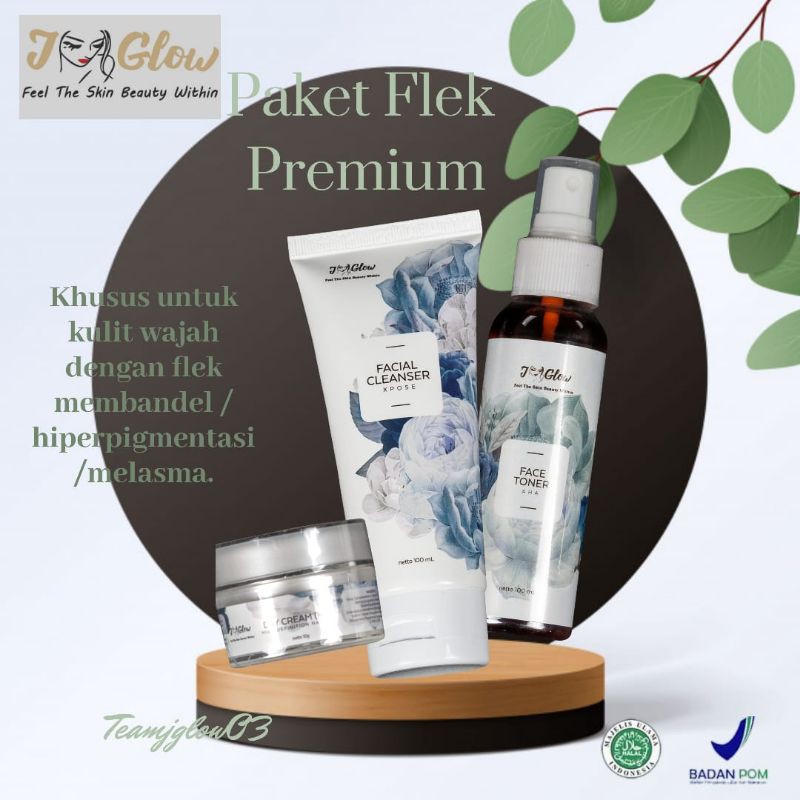 SKINCARE JGLOW PAKET FLEK PREMIUM JGLOW