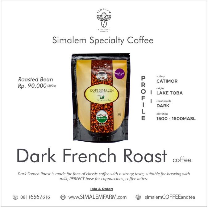 

Kopi Simalem Karo Arabica Dark French Roast