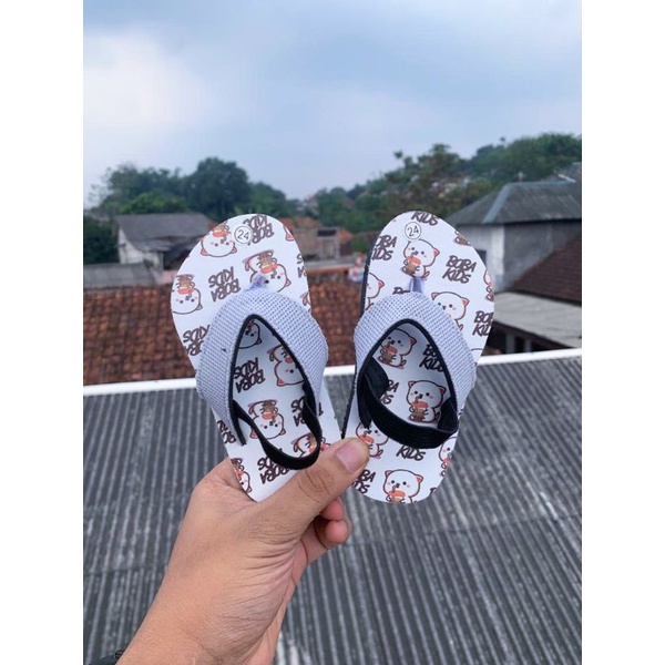 Sandal Anak Baby/KarakterTali Belakang/ Baby Boba News