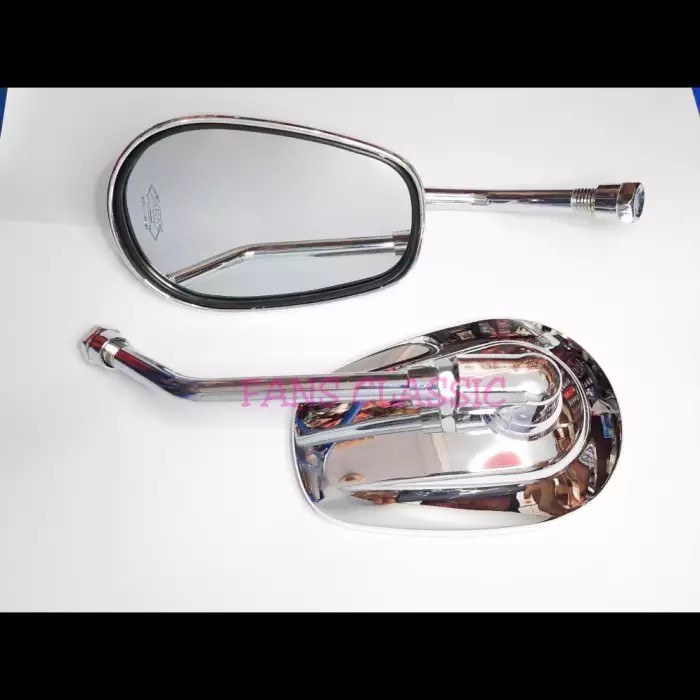 SPION OVAL CROME BESI