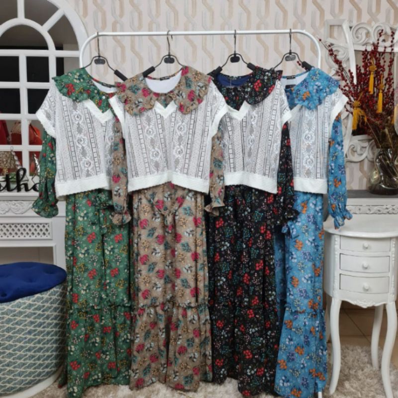 gamis meijiwang rompi