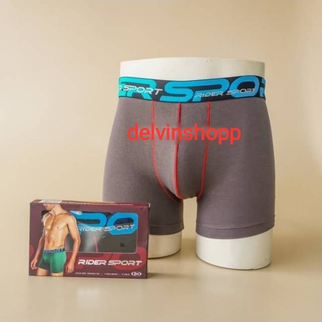CELANA DALAM BOXER DARI RIDER SPORT 758 ISI 1 PCS