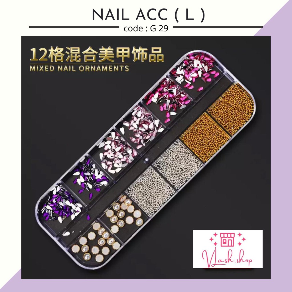 18 - 29 - NAIL ACCESORIES ( L ) - HIASAN KUKU