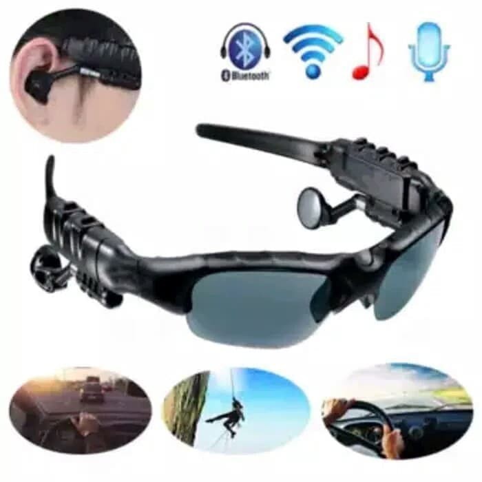 Headset Kacamata MP3 Bluetooth Wireless - Headset Bluetooth Kacamata -Kacamata MP3 -Kacamata Sepeda