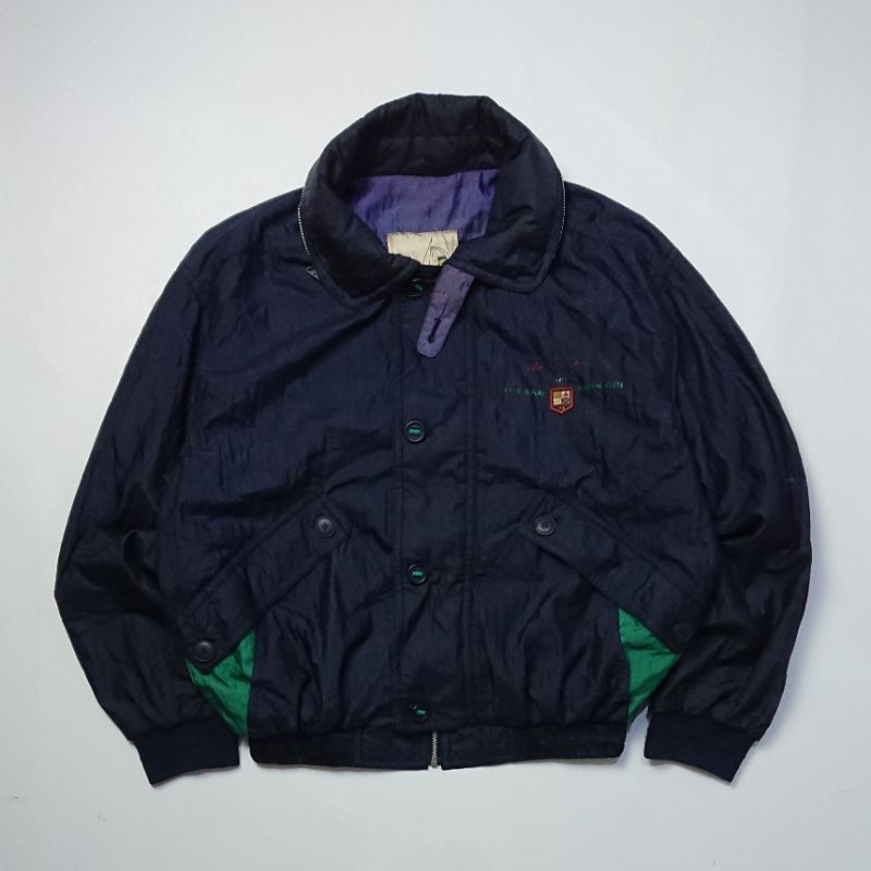 UPDATE LAGI !!!! (GRATIS ONGKIR & COD) thrift Vintage puffer brand windbreaker flight Corduroy second harrington tartan jaket second racing varsity-626 L (61x66)