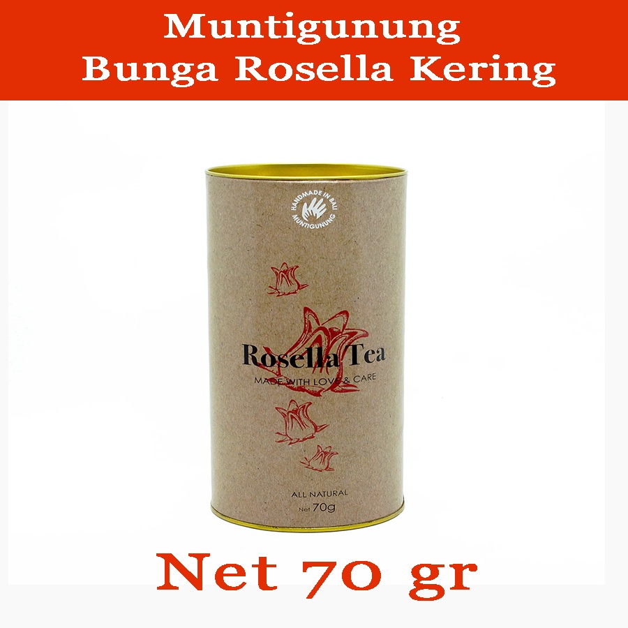 

MUNTIGUNUNG Rosella Tea / Hibiscus Tea / Bunga Rosella Kering 70 gr
