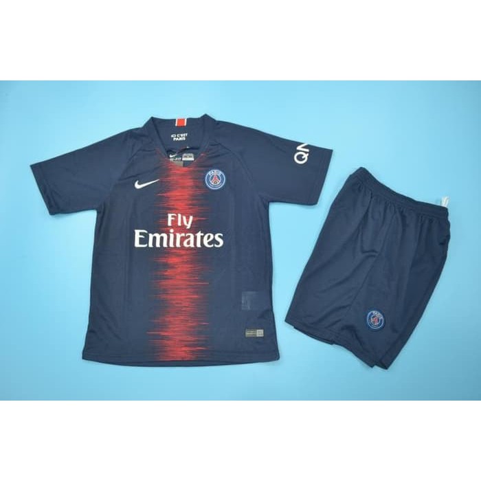 Terbaru Dewasa Jersey Baju Kaos + Celana Psg Home 18/19 Paris Saint Grade Ori |