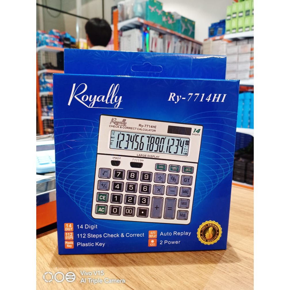

KALKULATOR ROYALLY RY 7714HI