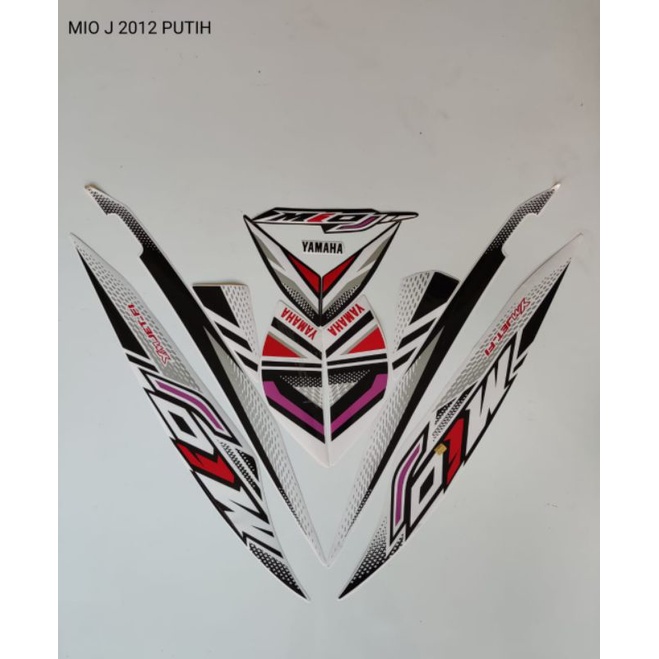 STRIPING MIO J 2012 PUTIH