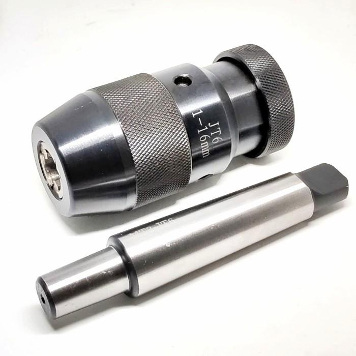 Milling | Kepala Bor Keyless 1 - 16 Mm & Arbor Milling Mt 3 Taper Shank