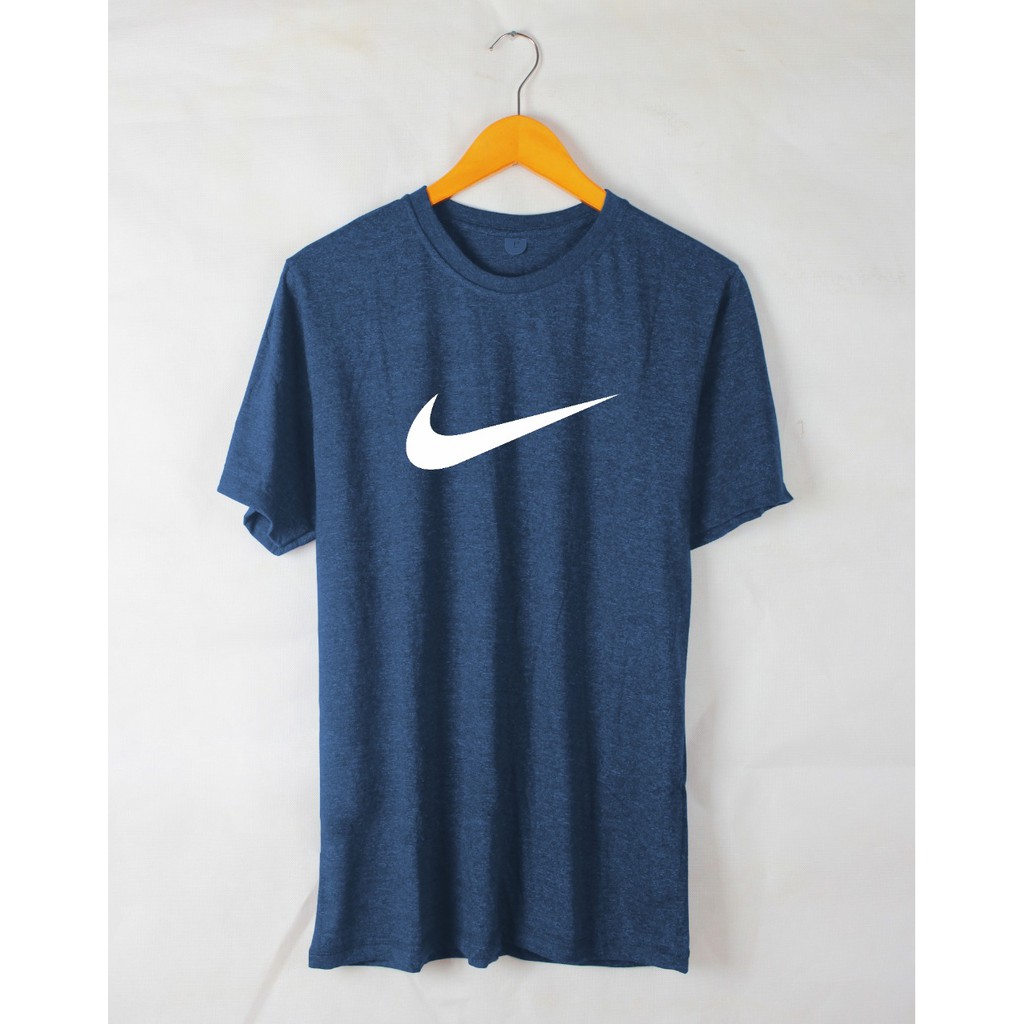 Kaos pria distro nike Warna misty Size S M L XL XXL jumbo / Kaos polos Pria / Atasan pria wanita