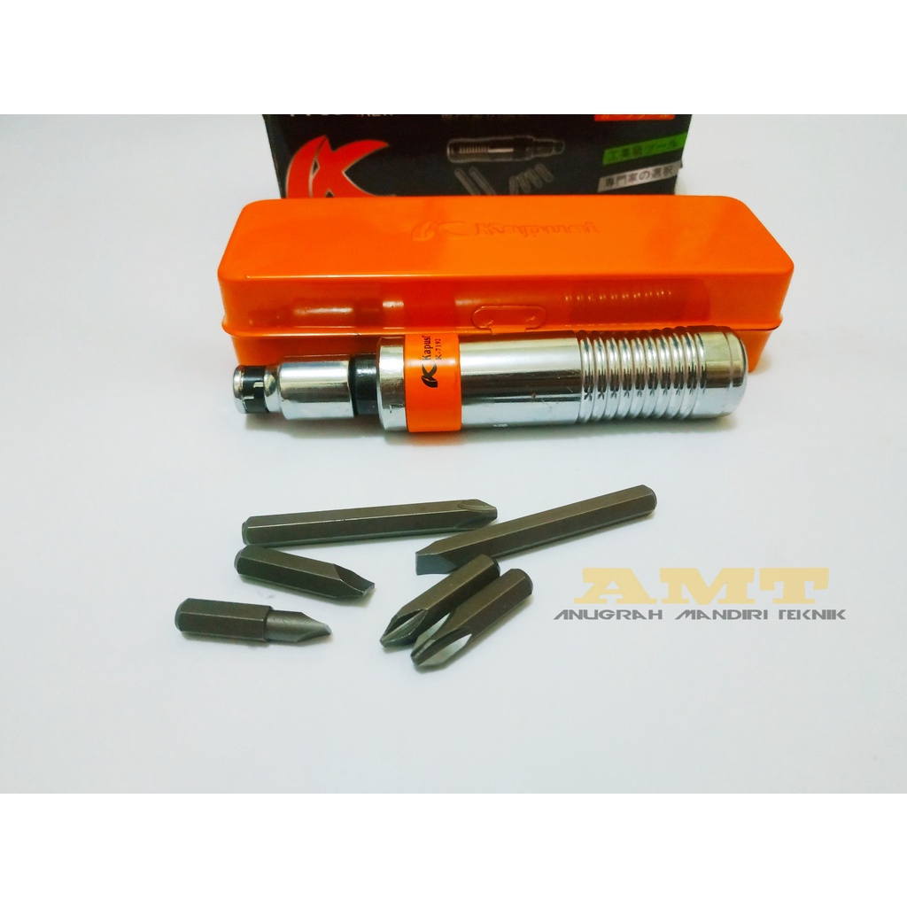 KAPUSI Obeng Ketok 7 Pcs Impact Driver Drei Gedok Obeng Gedok Set 7 Pcs