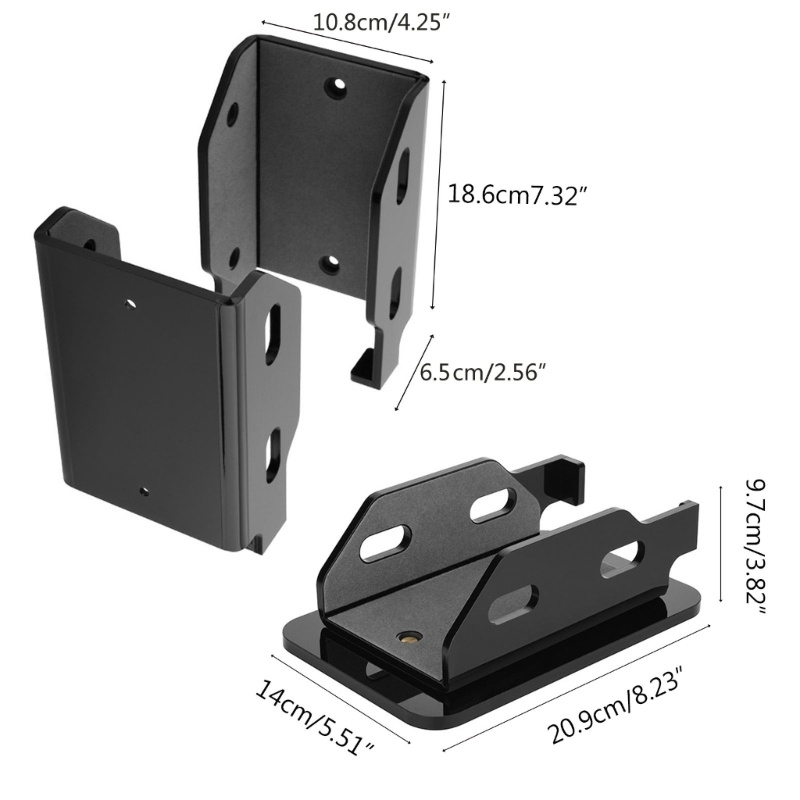 Zzz Rak Bracket Mount Dinding Holder Router TV Box Untuk Mac Studio