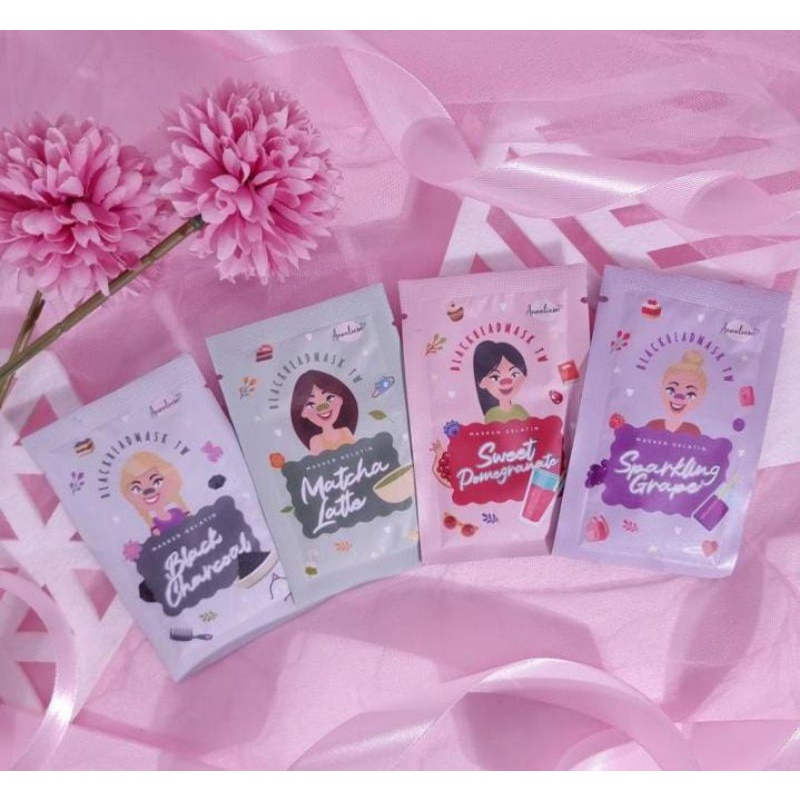 Masker komedo gelatin BPOM masker komedo aman BPOM✨