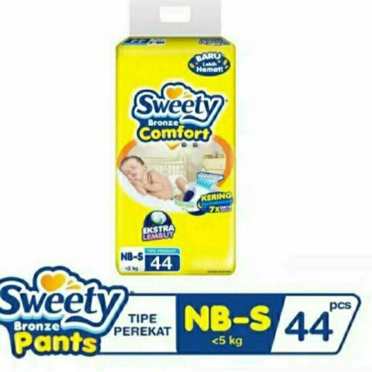 Jangan Ketinggalan order..  sweety NB-S44 tipe perekat pampers bayi baru lahir