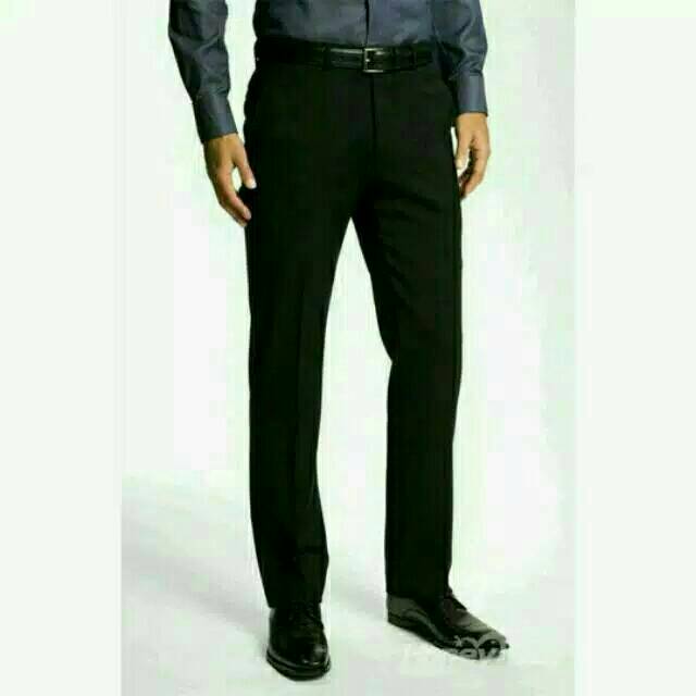 Celana panjang formal slimfit 27-38 l Celana kantor hitam l celana slimfit pria l celana cowok natal