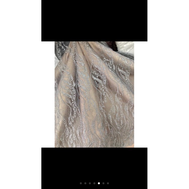 bahan cantily lace brokat