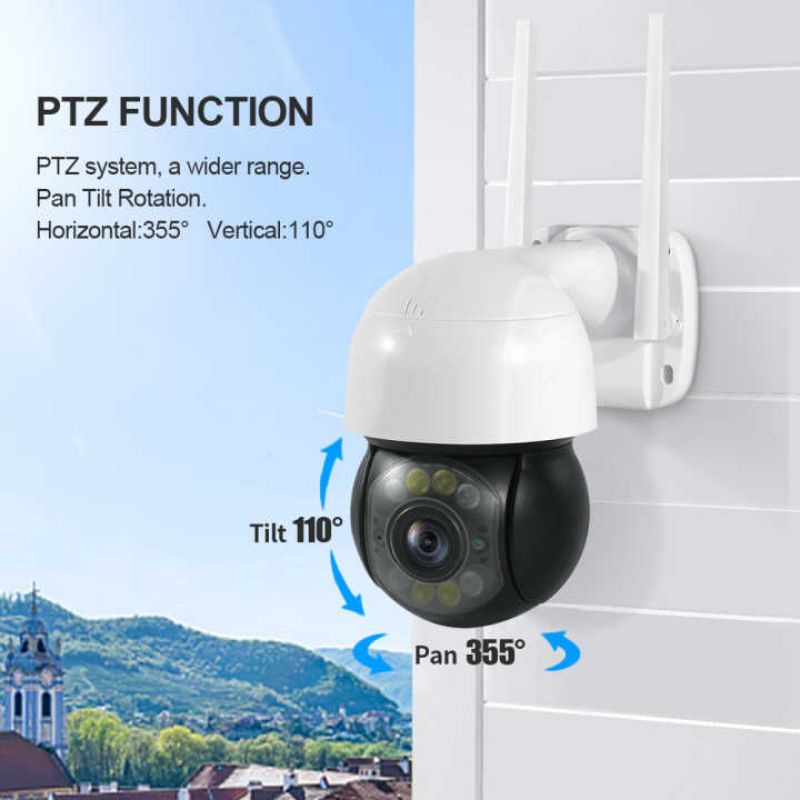 NEW IP CAMERA CCTV OUTDOOR ONVIF WATERPROOF 8MP FULL HD 1080P APLIKASI ICSEE