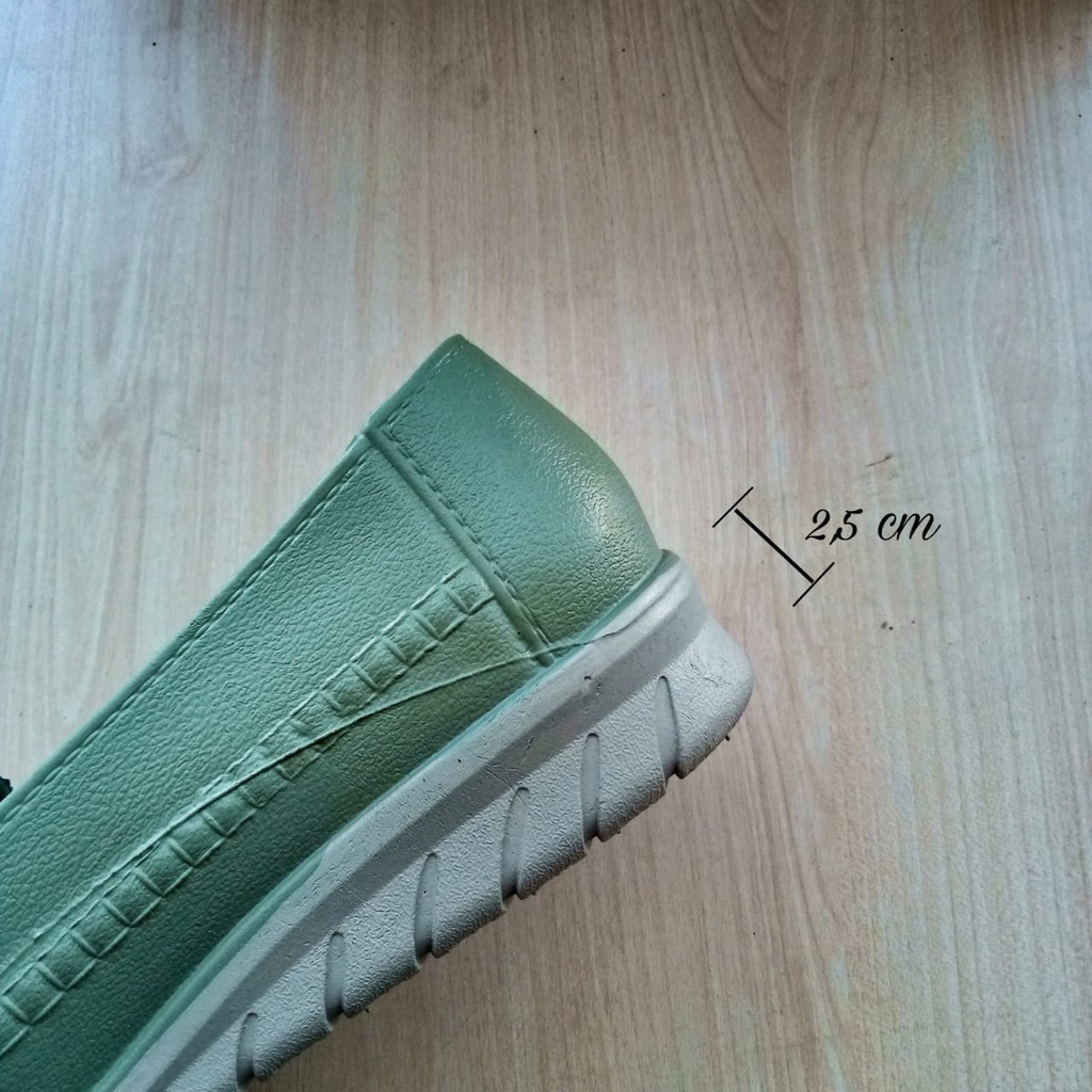 gos ATT SLN 495 SLP 04 &amp; NEW ERA LB 12001 SEPATU KARET SLIP ON WANITA Sepatu Cewek Anti Air Empuk Tidak Lecet Ringan