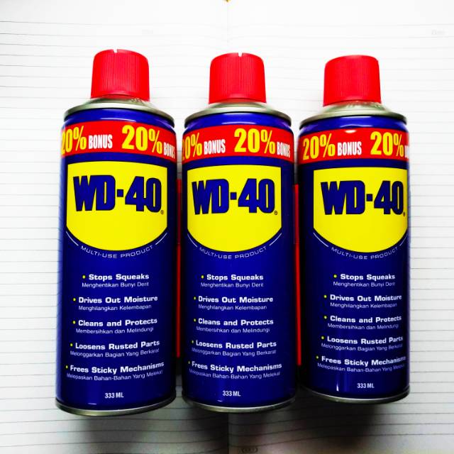 Jual Wd 40 333ml Wd40 Wd 40 Pelumas Anti Karat Korosi Engsel Pintu Rantai Gembok Indonesia Shopee Indonesia