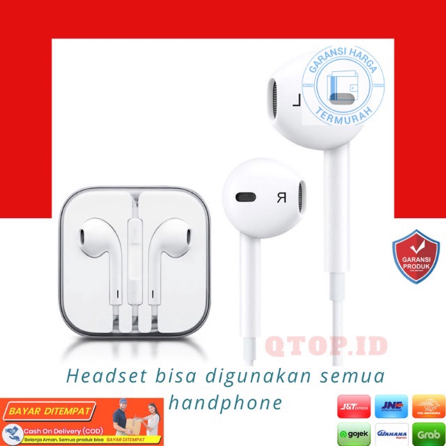 HEADSET JACK 3.55 MM 3G, 4, 4S, 5, 5S, 5C, 6, 6S, 6PLUS / EARPHONE / HANDSFREE HANDPHONE JACK 3.55MM