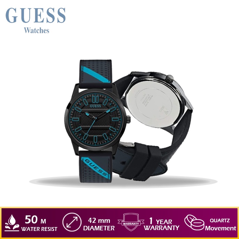 Jam Tangan Pria GUESS W1300G3 - Hitam Original