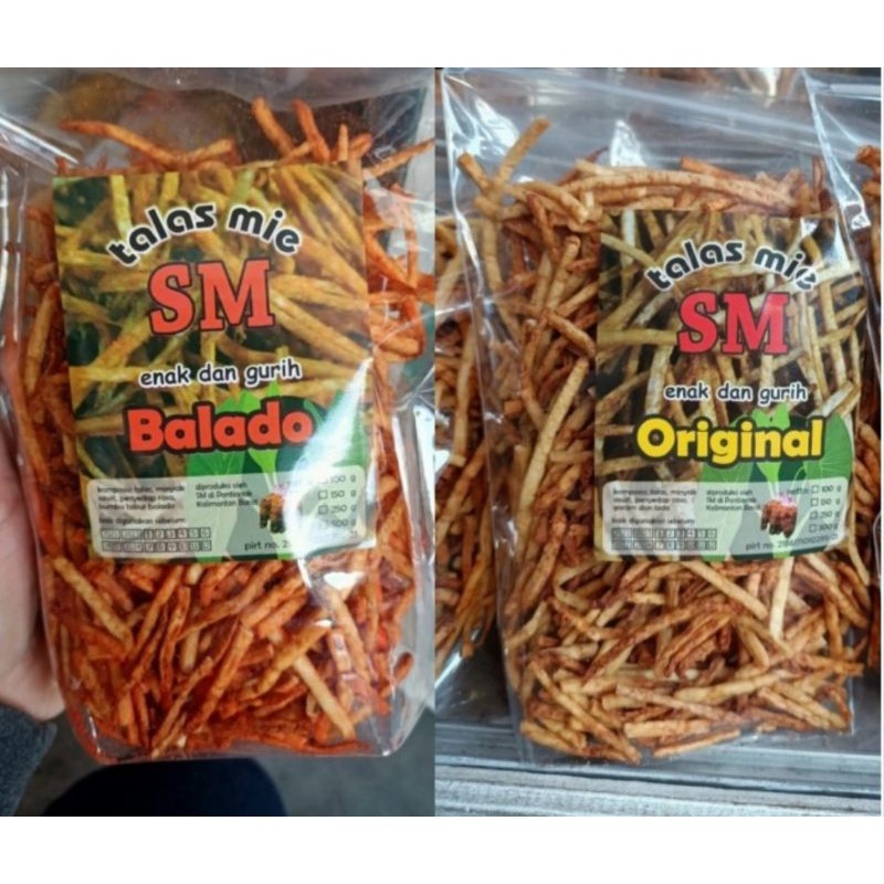 

Snack Talas Mie SM / Stick Talas / Stick Keladi / Keripik Talas Pontianak / Keripik Keladi / Oleh oleh Khas Pontianak Kalbar