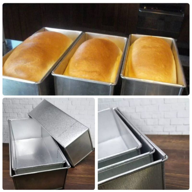 Loyang Roti Tawar 3 Susun Ukuran Berbeda / Cetakan Roti Tawar / Manis Harga Murah