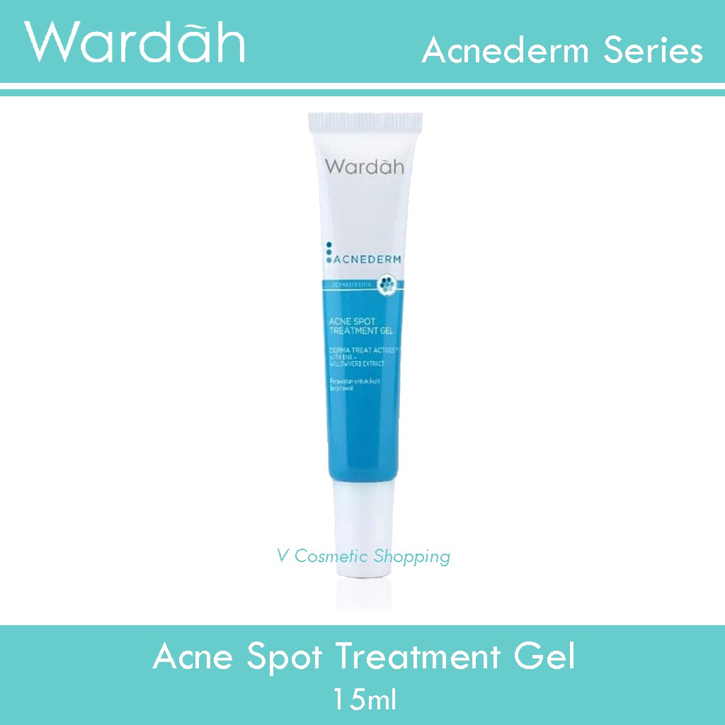 Wardah Acnederm Acne Spot Treatment Gel 15ml