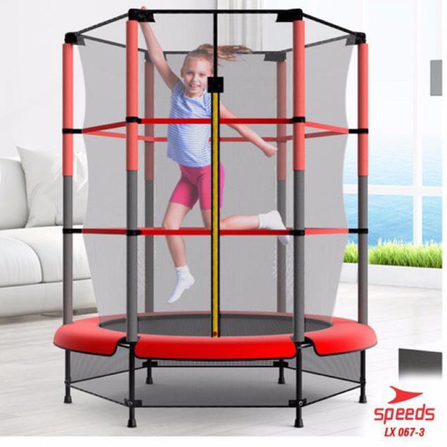 ➽KBW Trampoline Trampolin Olahraga Anak DewaSa Jump trampolin SPEEDS O ✬ ❋ ・