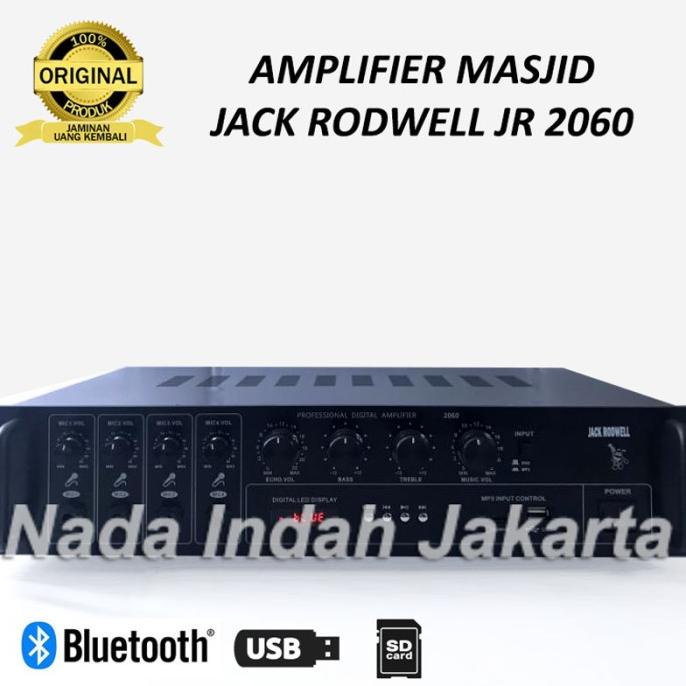 Amplifier Toa Musholla Mesjid Jack Rodwell JR 2060 Ampli Corong Masjid
