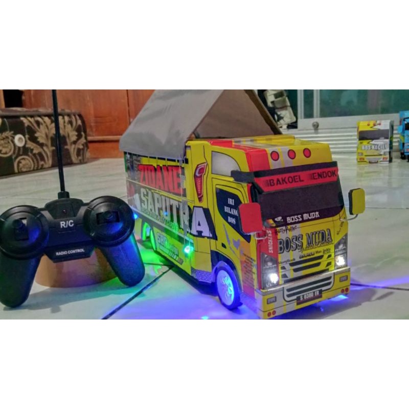 truk oleng remote murah miniatur truk oleng murah