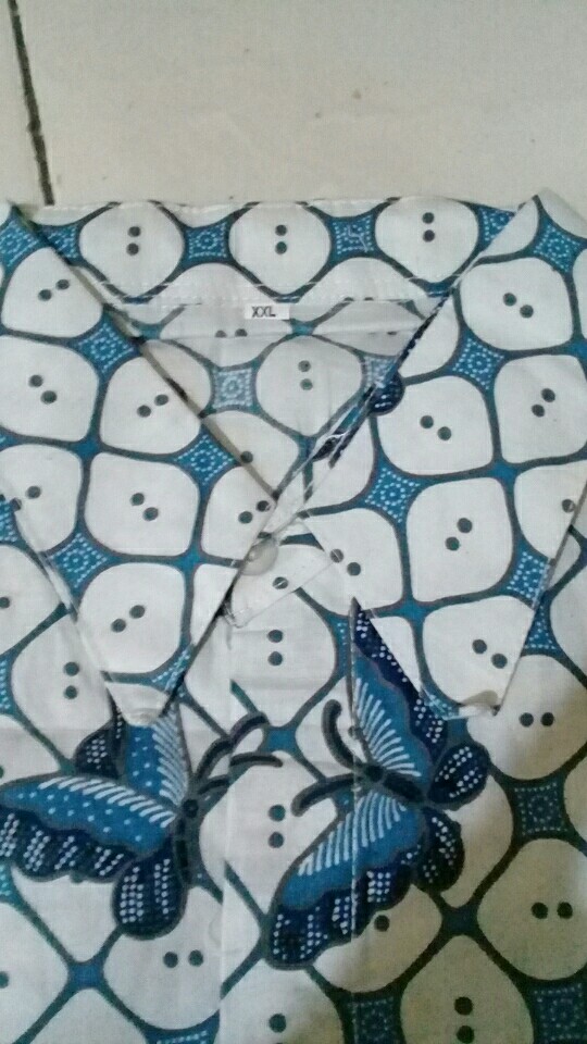 Sarimbit Batik Selena Kawung Putih Seragam Batik Family Dress Batik Kantor Seragam Batik Anak