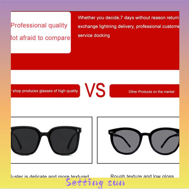 Filter Silau Nyaman Melihat Perlindungan UV Kacamata Hitam Definisi Tinggi TN