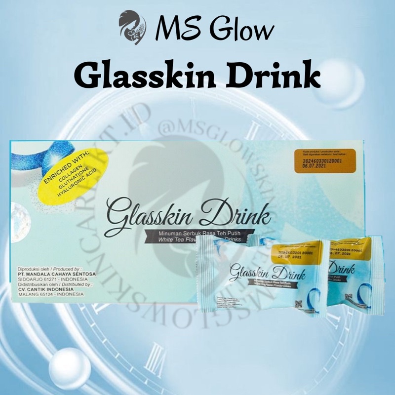 MS GLOW GLASSKIN DRINK FREE TUMBLER