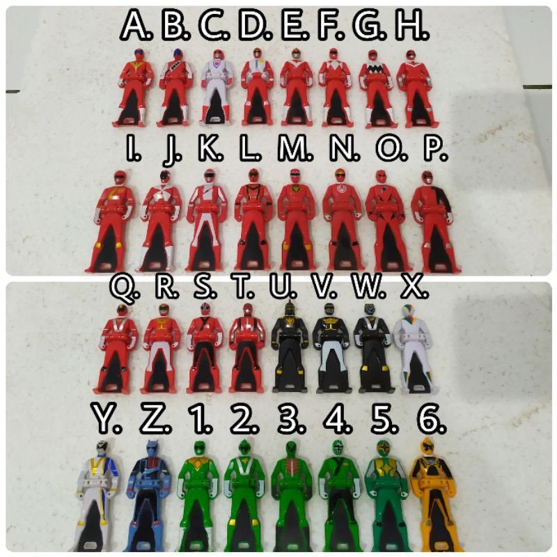 DX Power Rangers Super Megaforce Super Sentai Gokaiger Rangerkey Ranger Key BANDAI